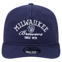 MLB Milwaukee Brewers New Era Stacked 19TWENTY Adjustable Hat