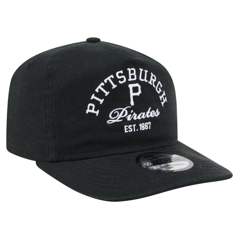 MLB Pittsburgh Pirates New Era Stacked 19TWENTY Adjustable Hat