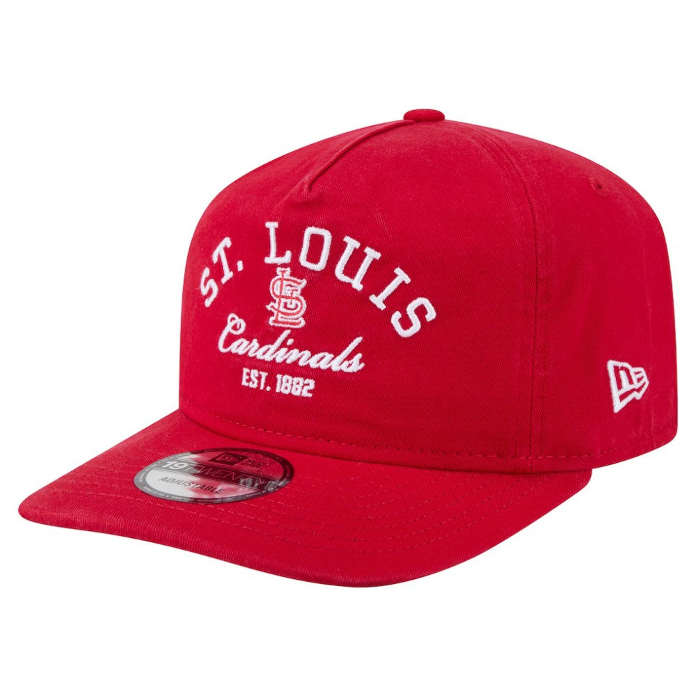 MLB St. Louis Cardinals New Era Stacked 19TWENTY Adjustable Hat
