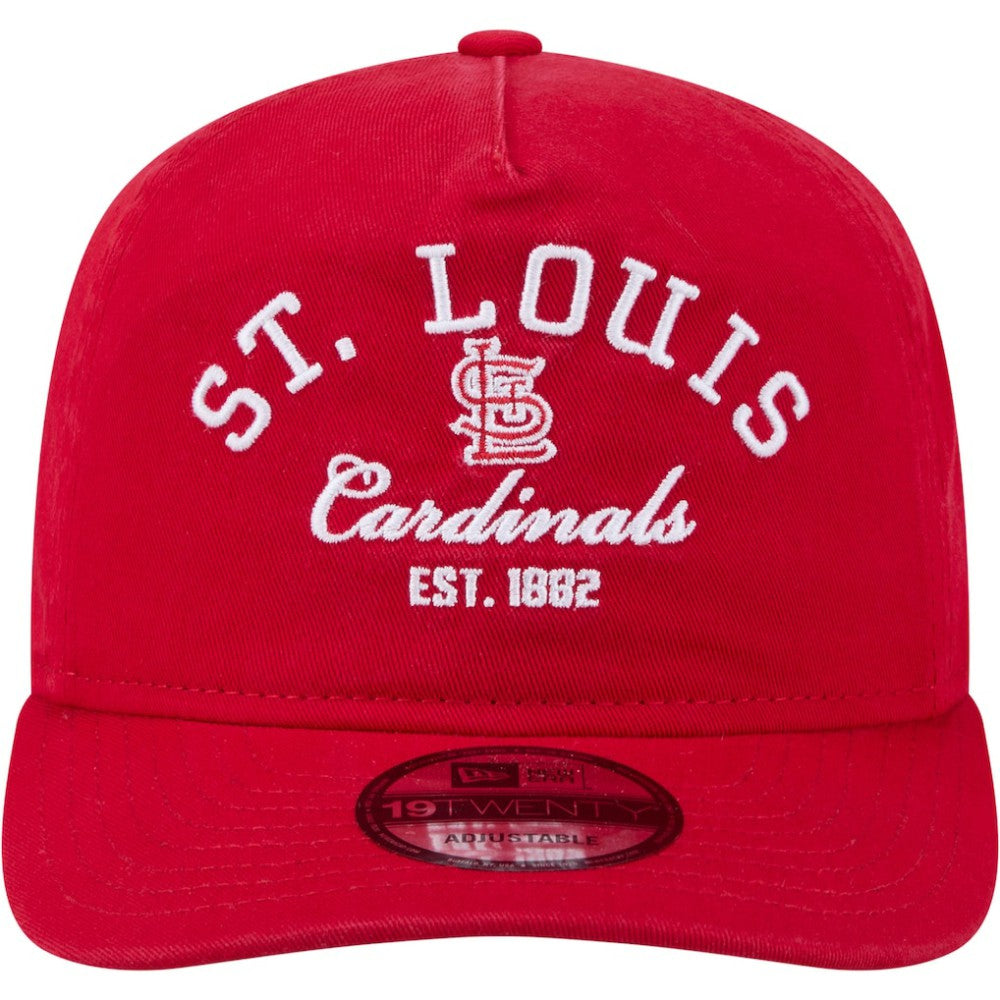 MLB St. Louis Cardinals New Era Stacked 19TWENTY Adjustable Hat