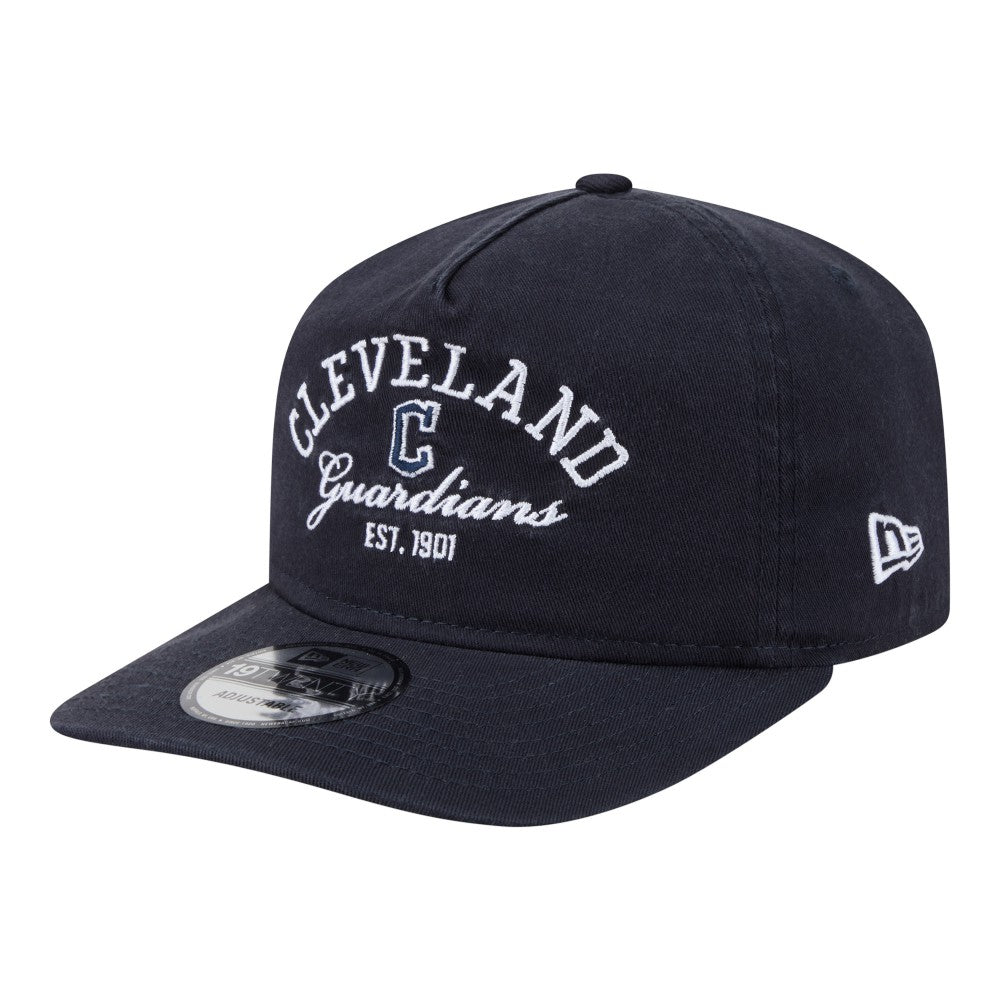 MLB Cleveland Guardians New Era Stacked 19TWENTY Adjustable Hat