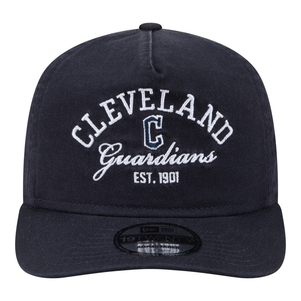 MLB Cleveland Guardians New Era Stacked 19TWENTY Adjustable Hat
