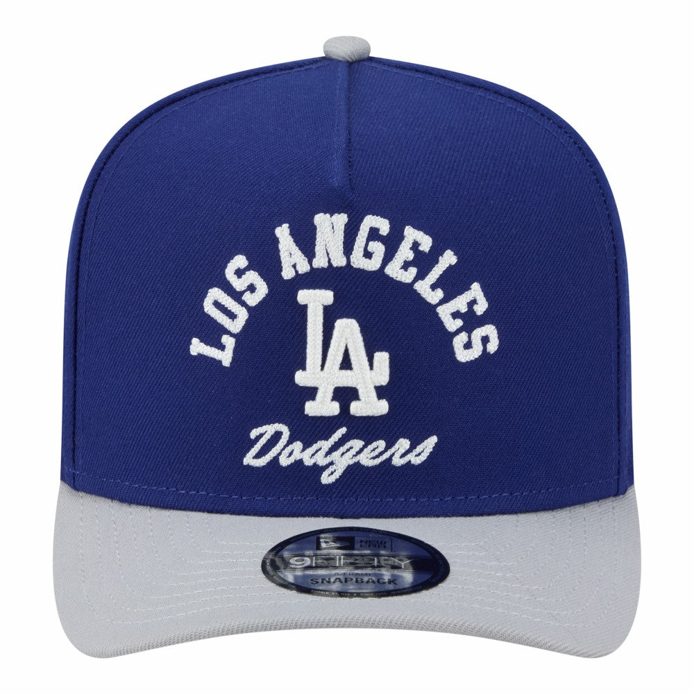 MLB Los Angeles Dodgers New Era Arched A-Frame 9FIFTY Adjustable Hat