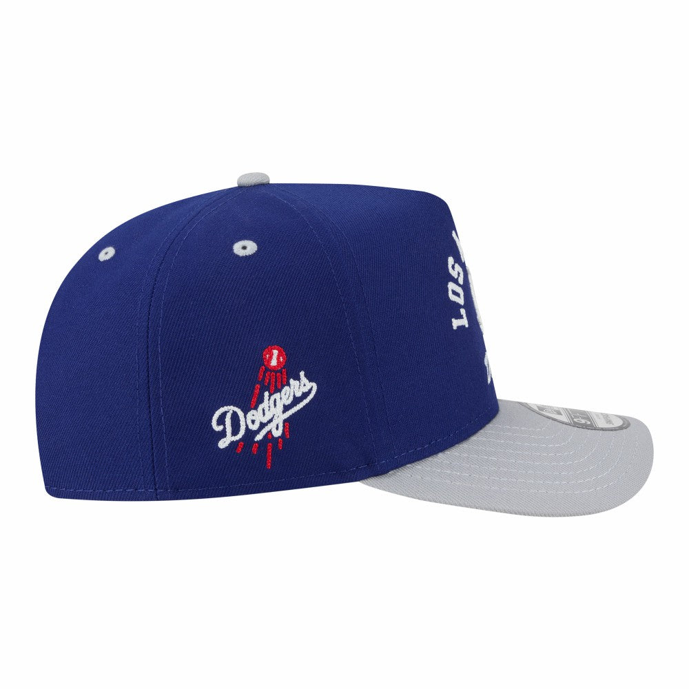 MLB Los Angeles Dodgers New Era Arched A-Frame 9FIFTY Adjustable Hat