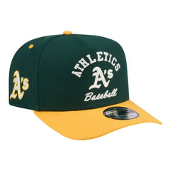 MLB Athletics New Era Arched A-Frame 9FIFTY Adjustable Hat