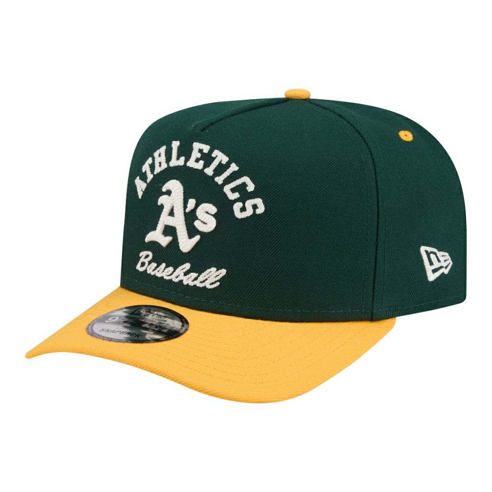 MLB Athletics New Era Arched A-Frame 9FIFTY Adjustable Hat