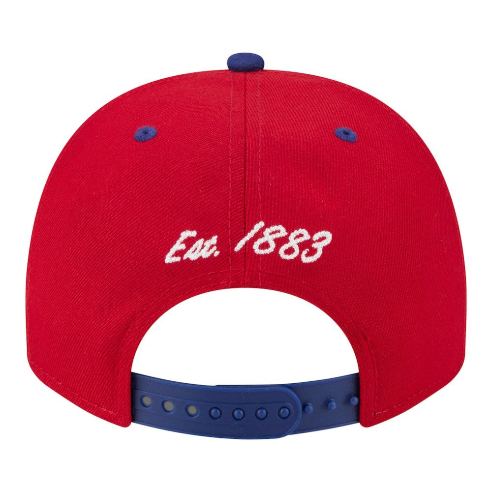 MLB Philadelphia Phillies New Era Arched A-Frame 9FIFTY Adjustable Hat
