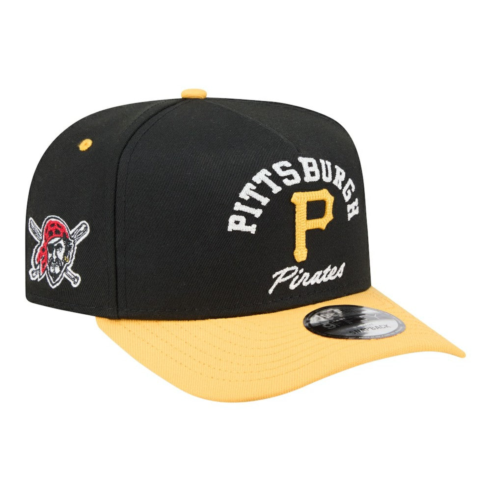 MLB Pittsburgh Pirates New Era Arched A-Frame 9FIFTY Adjustable Hat