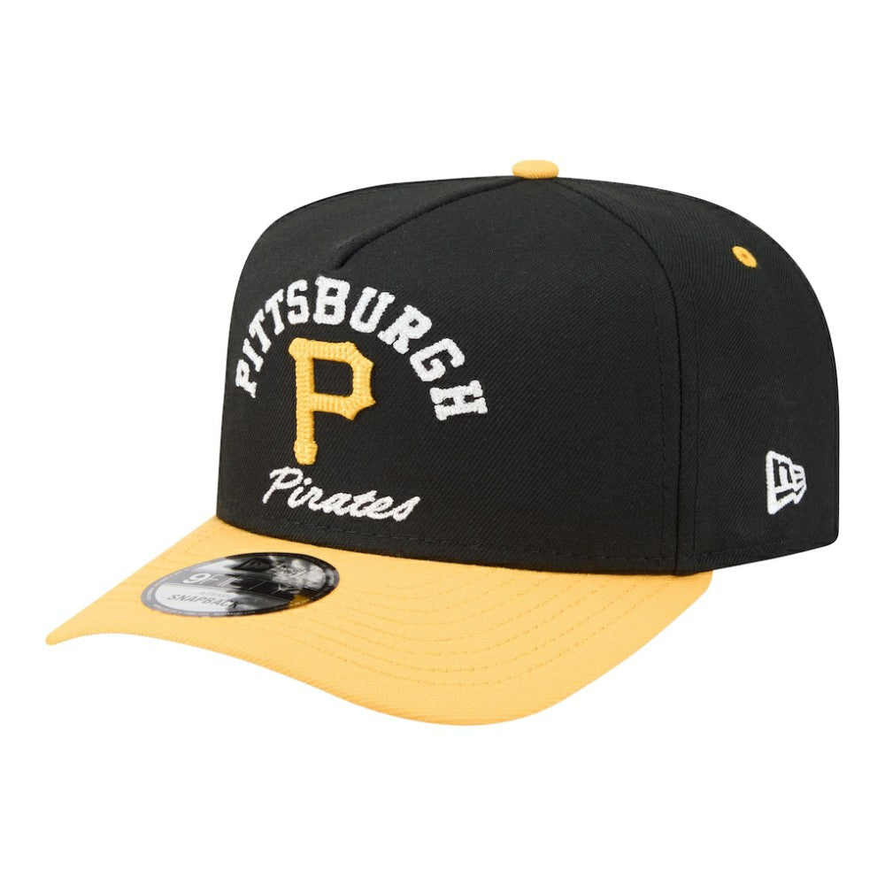 MLB Pittsburgh Pirates New Era Arched A-Frame 9FIFTY Adjustable Hat