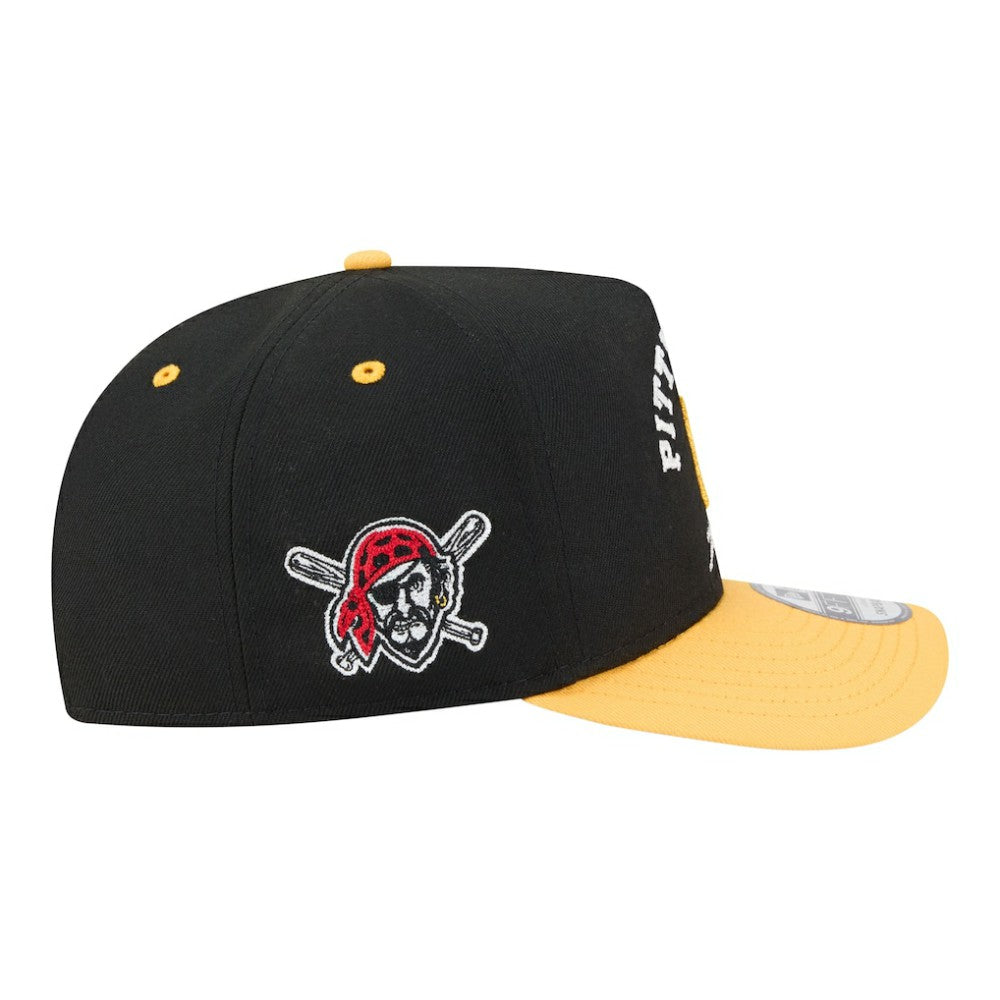 MLB Pittsburgh Pirates New Era Arched A-Frame 9FIFTY Adjustable Hat