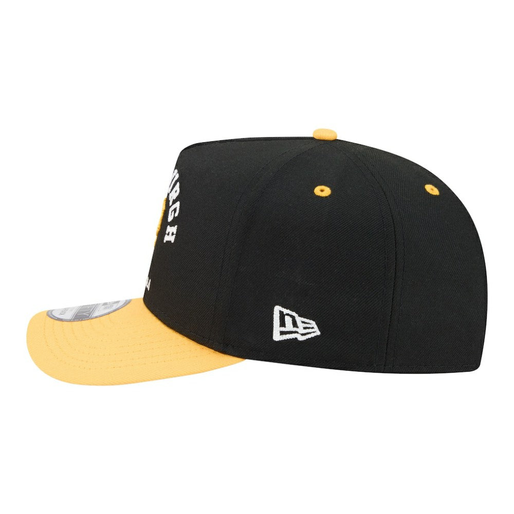 MLB Pittsburgh Pirates New Era Arched A-Frame 9FIFTY Adjustable Hat