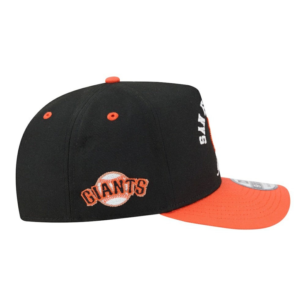 MLB San Francisco Giants New Era Arched A-Frame 9FIFTY Adjustable Hat