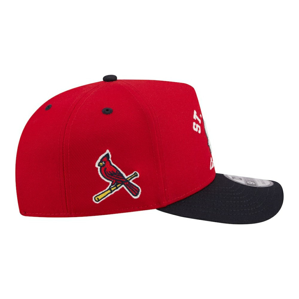 MLB St. Louis Cardinals New Era Arched A-Frame 9FIFTY Adjustable Hat