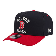 MLB Boston Red Sox New Era Arched A-Frame 9FIFTY Adjustable Hat