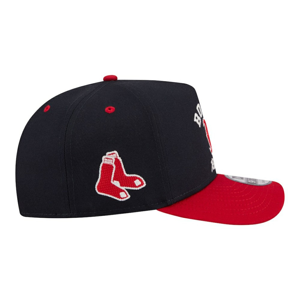 MLB Boston Red Sox New Era Arched A-Frame 9FIFTY Adjustable Hat
