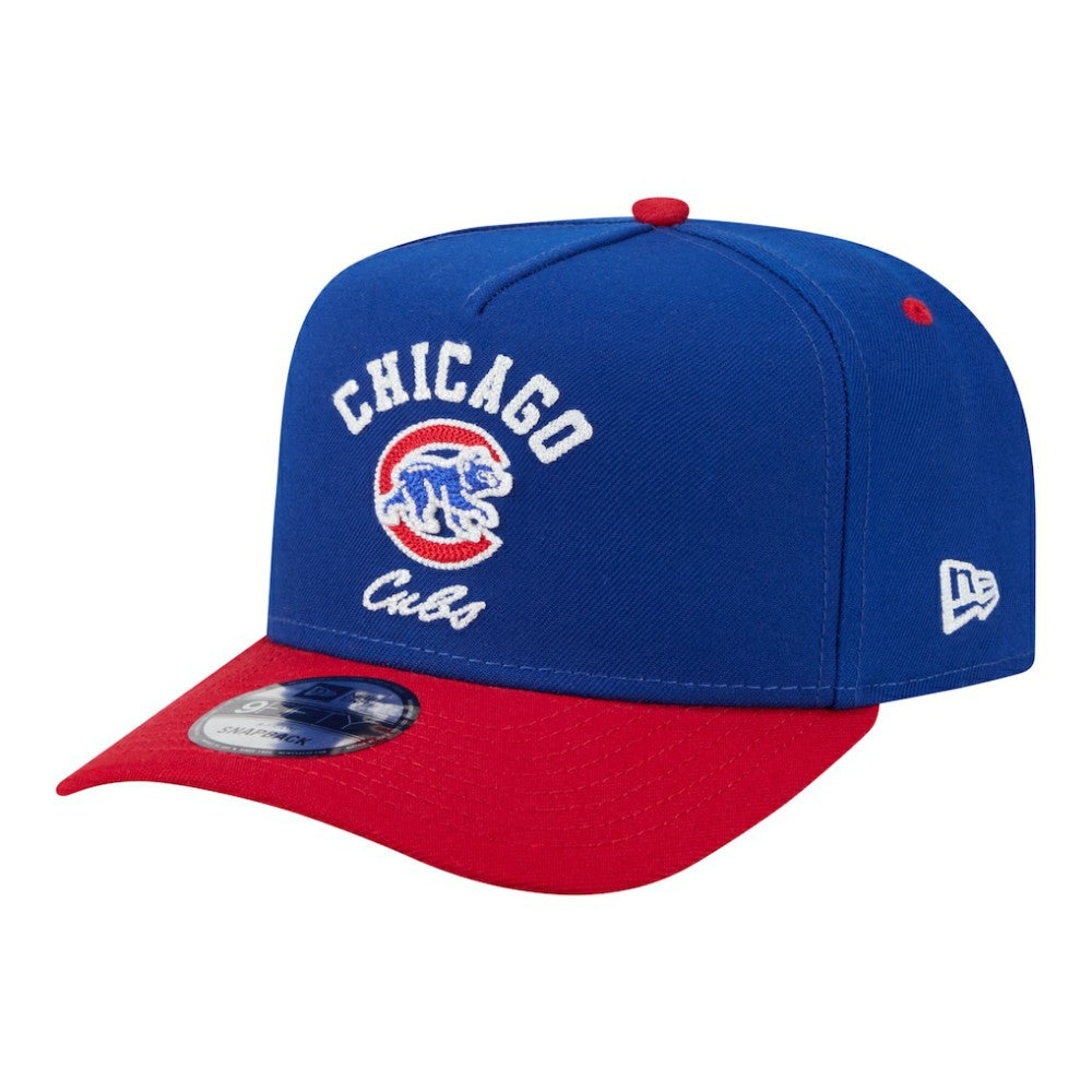 MLB Chicago Cubs New Era Arched A-Frame 9FIFTY Adjustable Hat