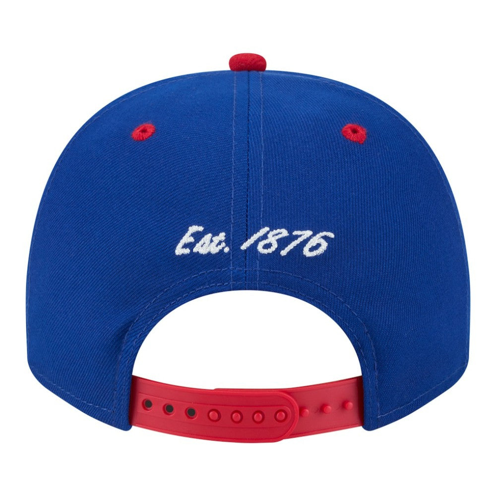 MLB Chicago Cubs New Era Arched A-Frame 9FIFTY Adjustable Hat
