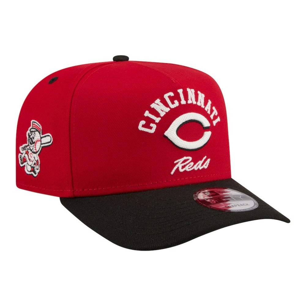 MLB Cincinnati Reds New Era Arched A-Frame 9FIFTY Adjustable Hat