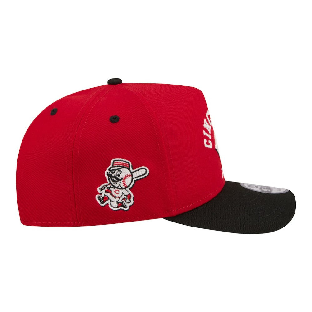 MLB Cincinnati Reds New Era Arched A-Frame 9FIFTY Adjustable Hat