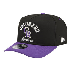 MLB Colorado Rockies New Era Arched A-Frame 9FIFTY Adjustable Hat