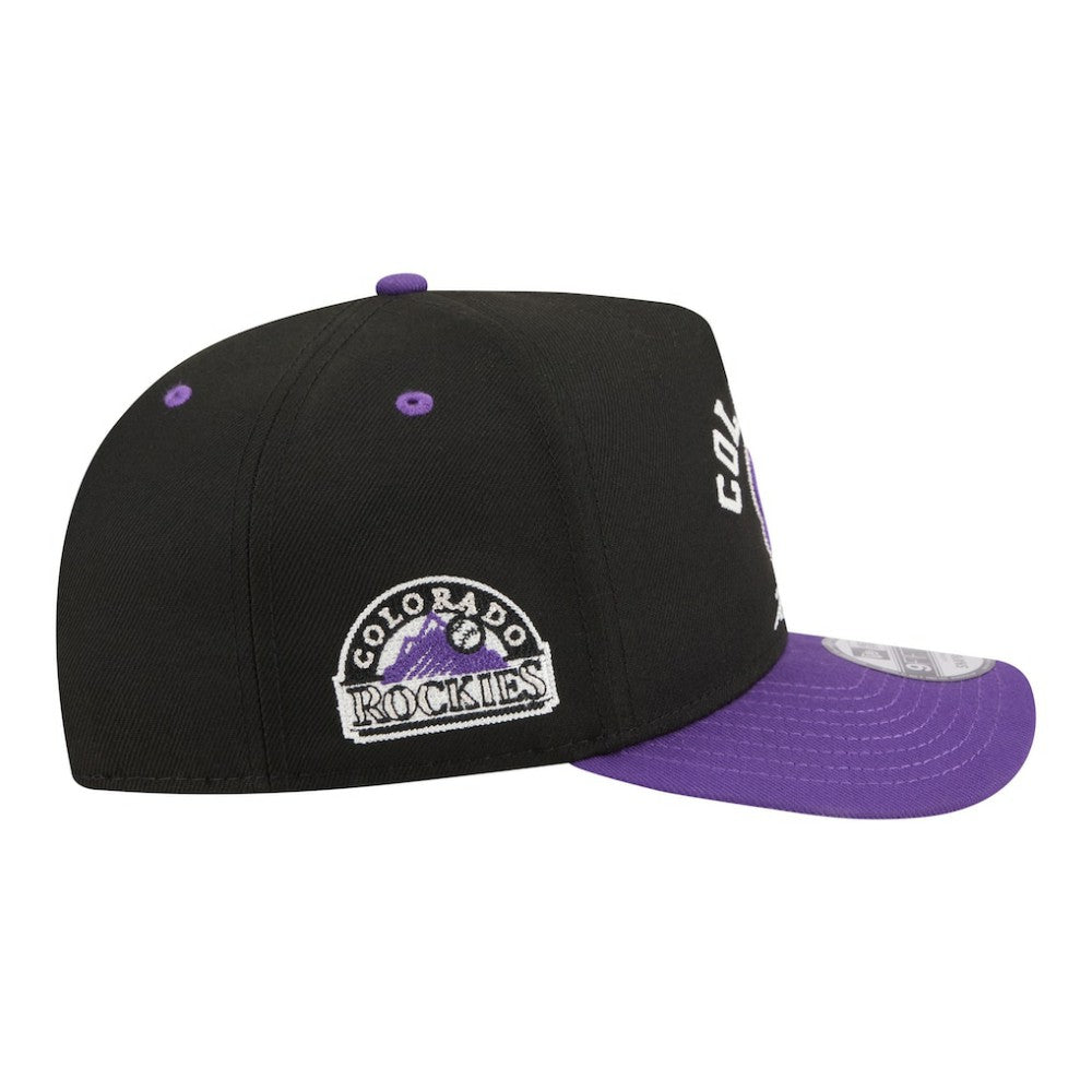 MLB Colorado Rockies New Era Arched A-Frame 9FIFTY Adjustable Hat