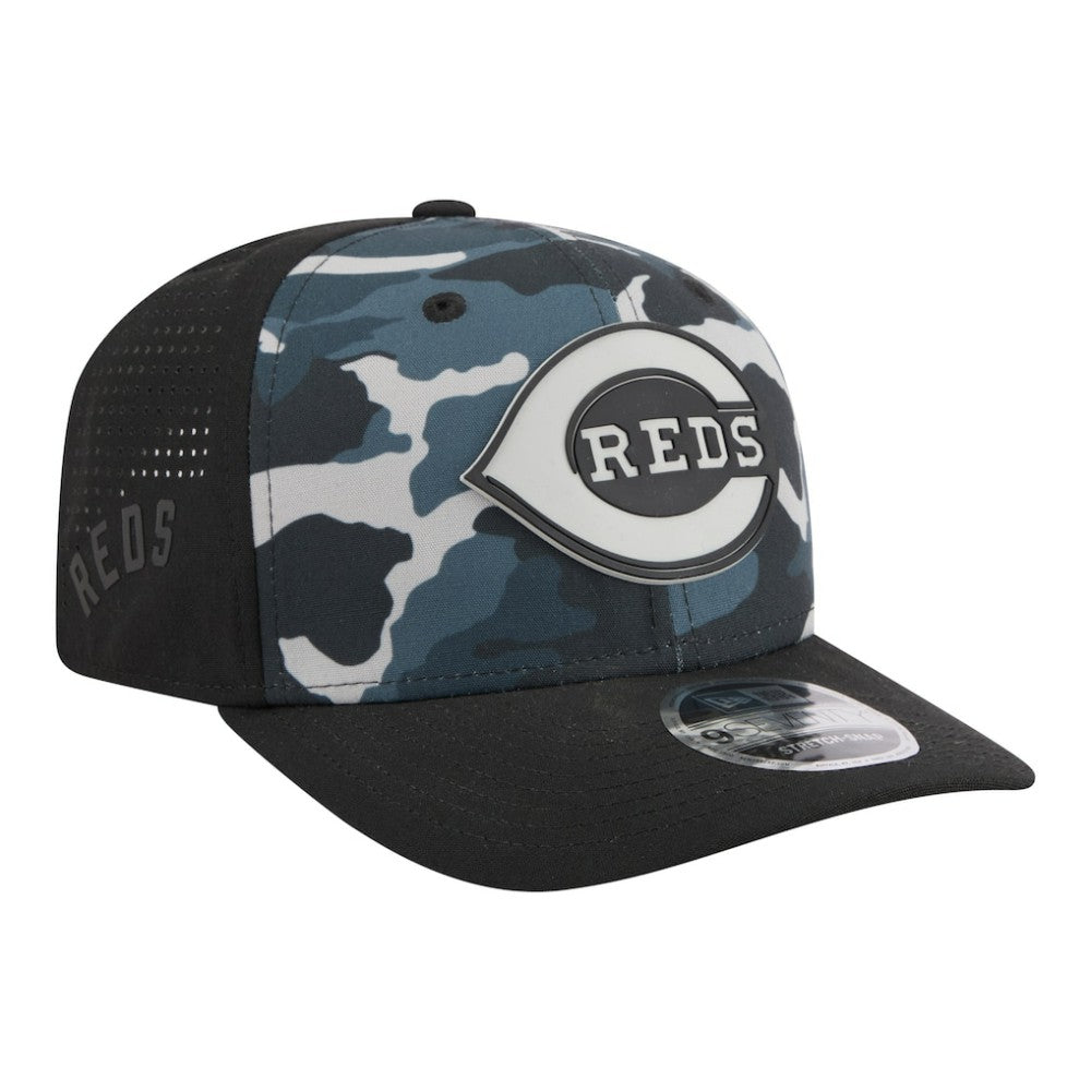 MLB Cincinnati Reds New Era Tonal Camo 9SEVENTY Stretch-Snap Hat