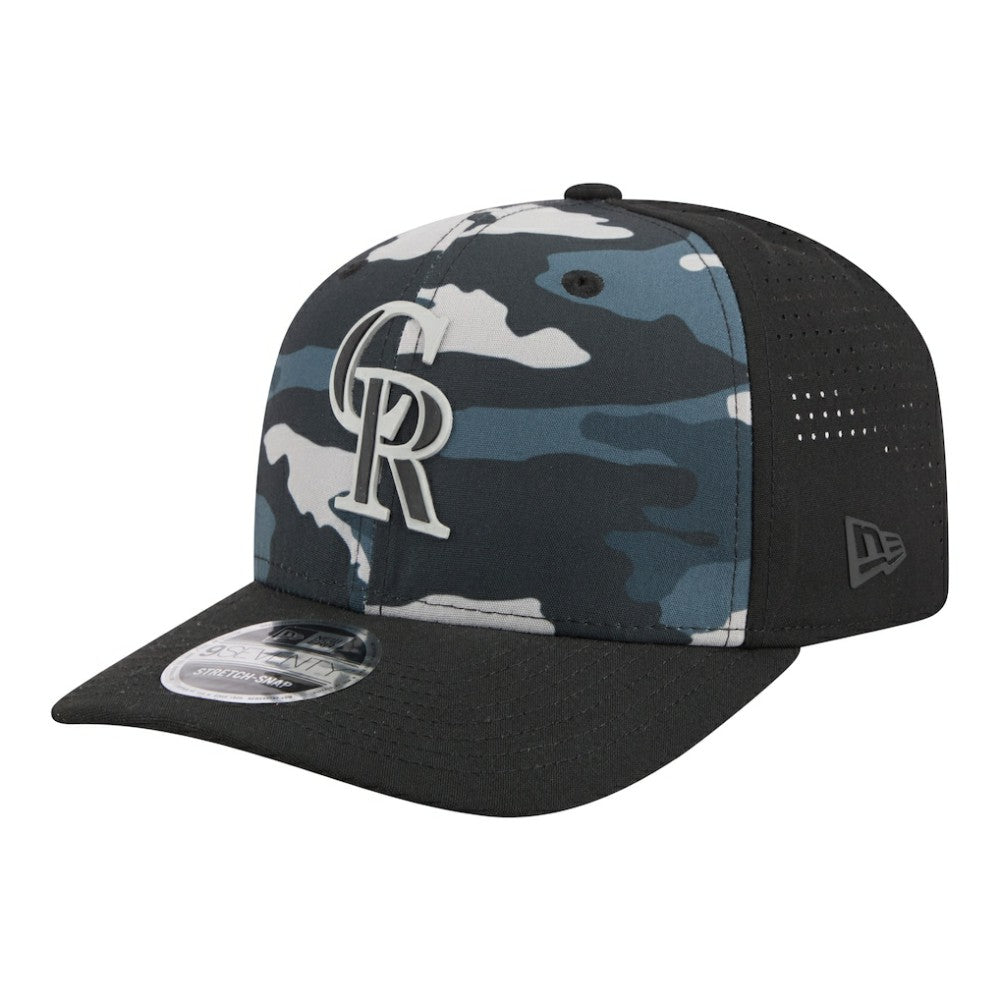 MLB Colorado Rockies New Era Tonal Camo 9SEVENTY Stretch-Snap Hat
