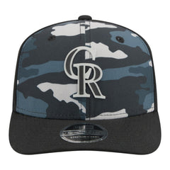MLB Colorado Rockies New Era Tonal Camo 9SEVENTY Stretch-Snap Hat