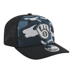 MLB Milwaukee Brewers New Era Tonal Camo 9SEVENTY Stretch-Snap Hat