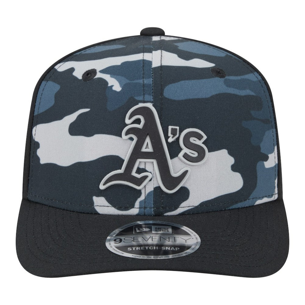 MLB Athletics New Era Tonal Camo 9SEVENTY Stretch-Snap Hat