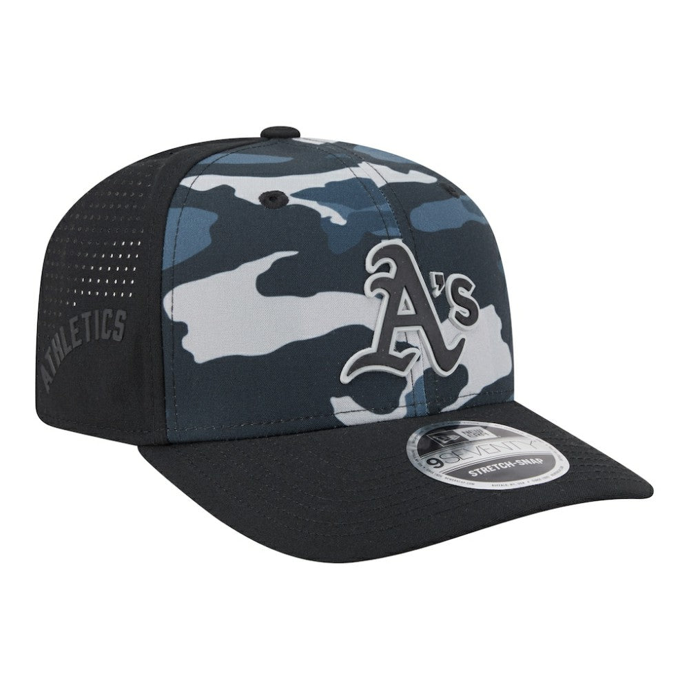 MLB Athletics New Era Tonal Camo 9SEVENTY Stretch-Snap Hat