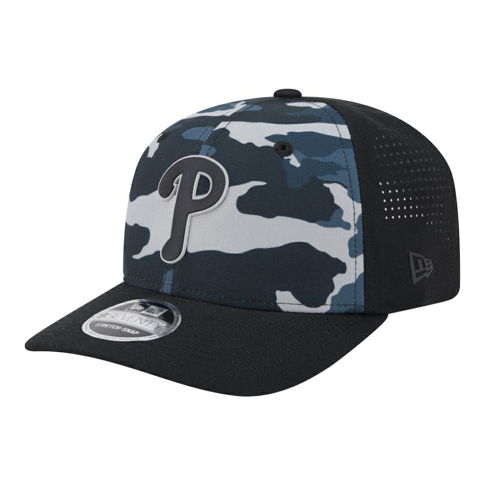 MLB Philadelphia Phillies New Era Tonal Camo 9SEVENTY Stretch-Snap Hat