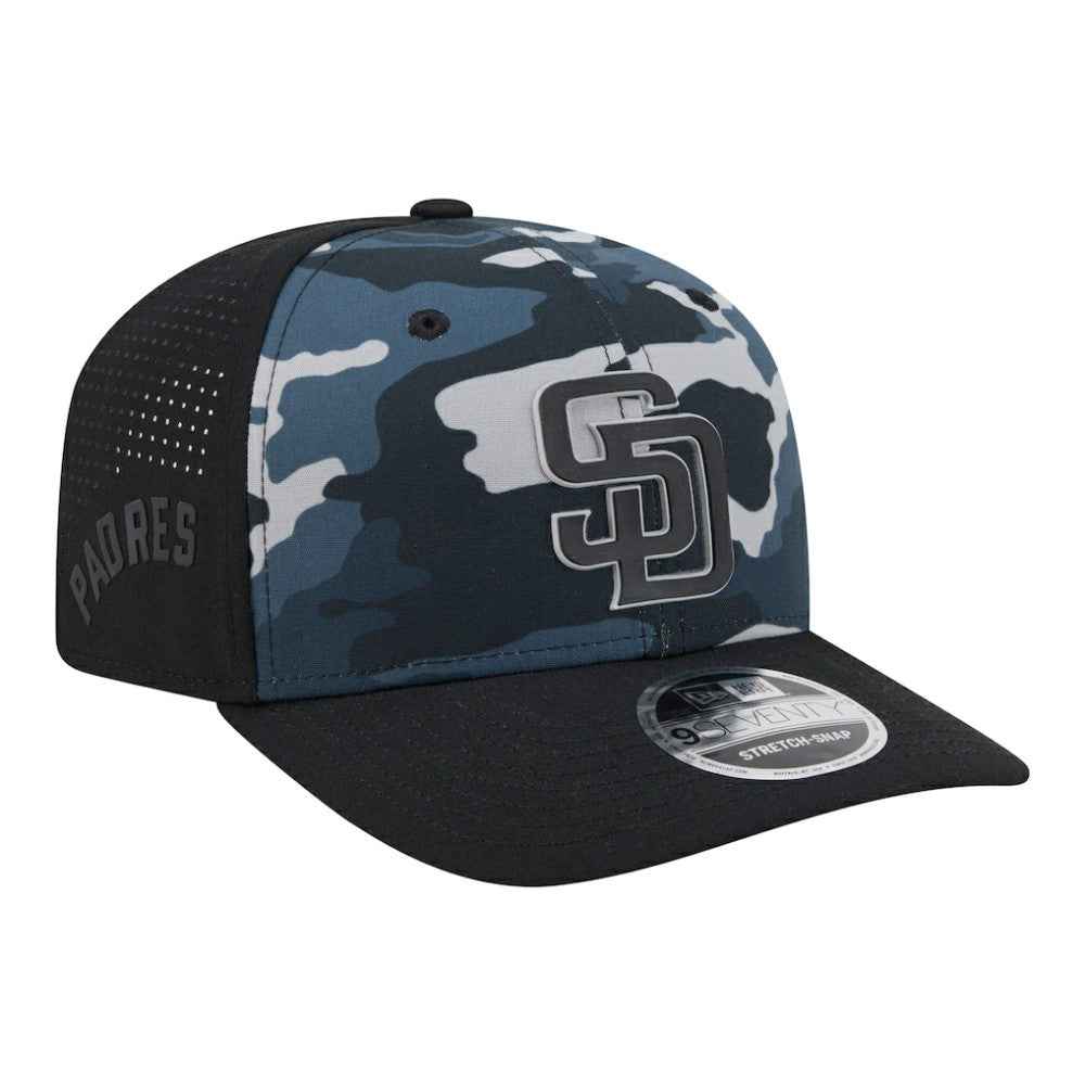 MLB San Diego Padres New Era Tonal Camo 9SEVENTY Stretch-Snap Hat