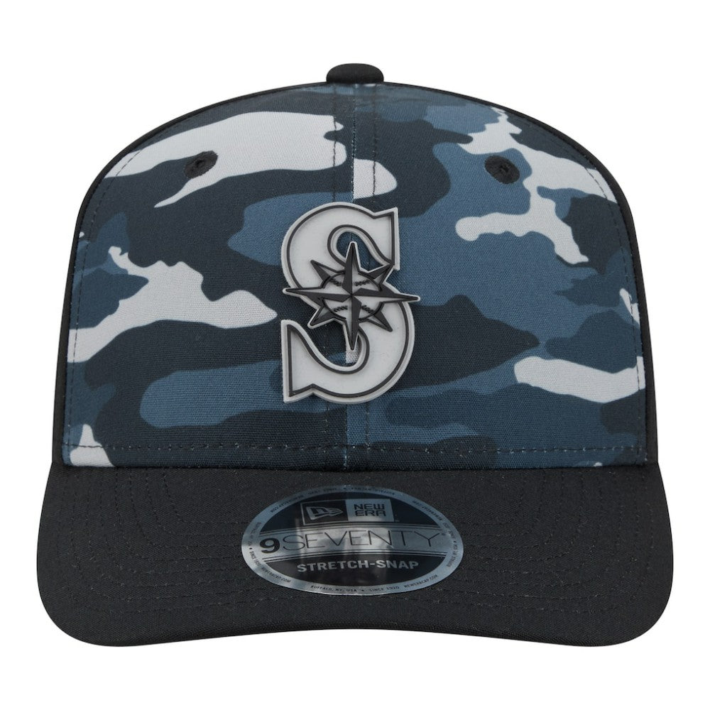 MLB Seattle Mariners New Era Tonal Camo 9SEVENTY Stretch-Snap Hat