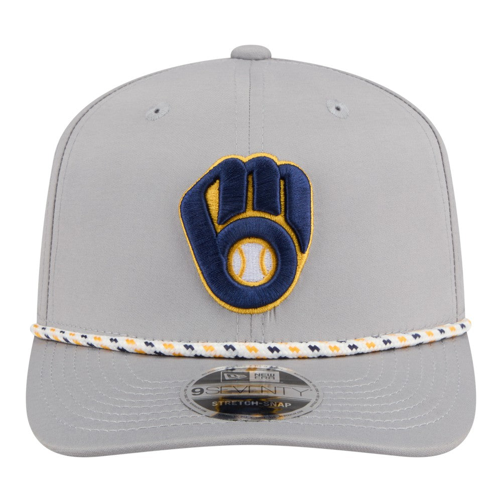 MLB Milwaukee Brewers New Era Sport Rope 9SEVENTY Adjustable Hat