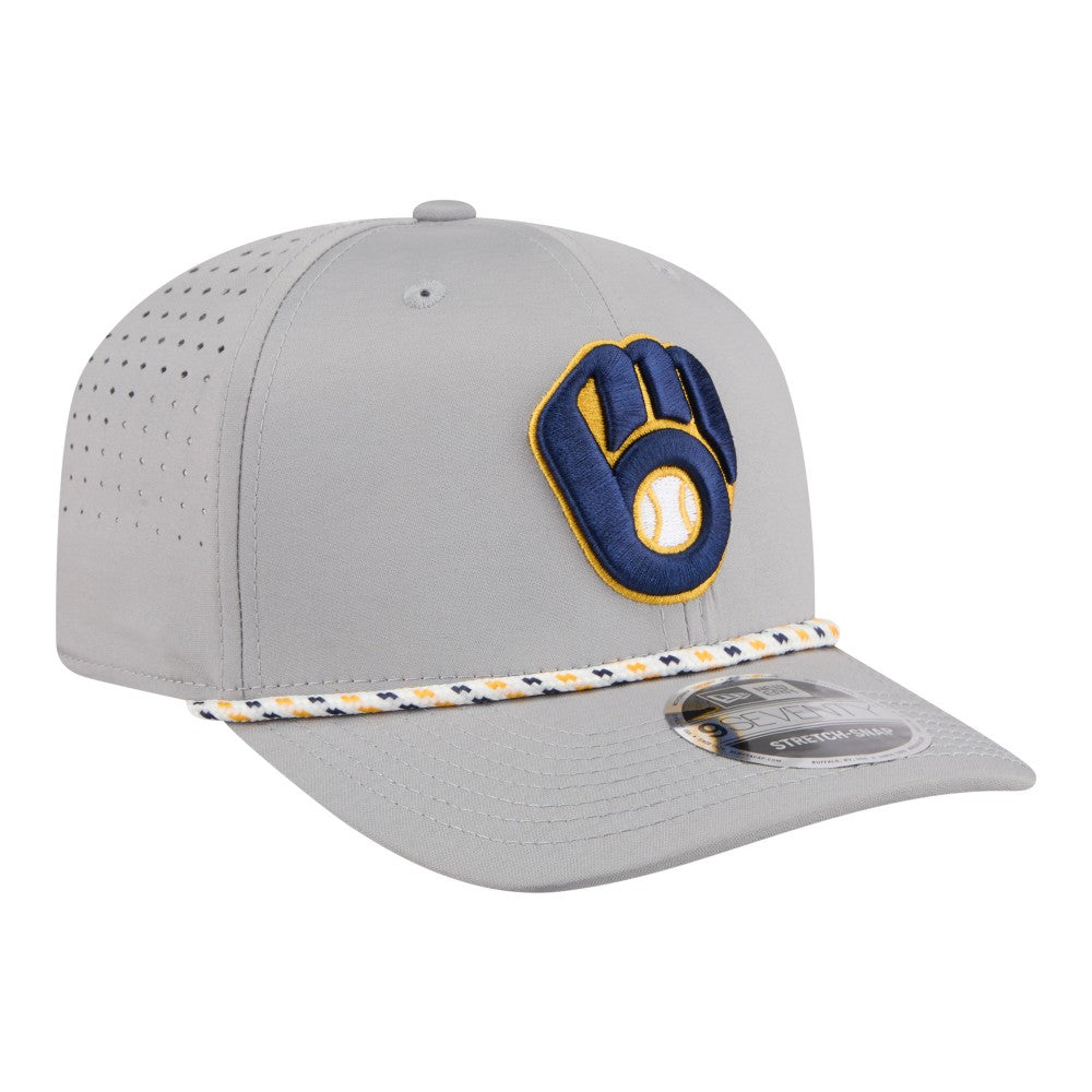 MLB Milwaukee Brewers New Era Sport Rope 9SEVENTY Adjustable Hat