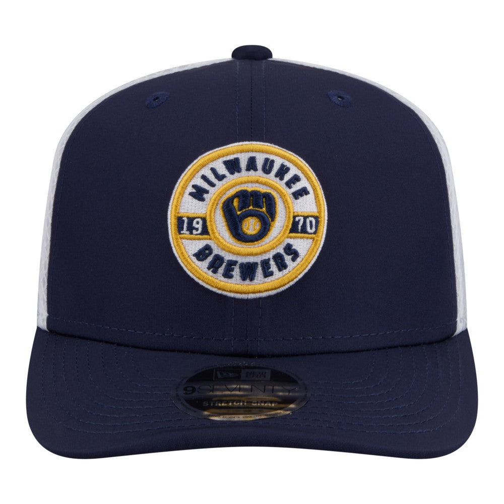 MLB Milwaukee Brewers New Era Active 9SEVENTY Adjustable Trucker Hat
