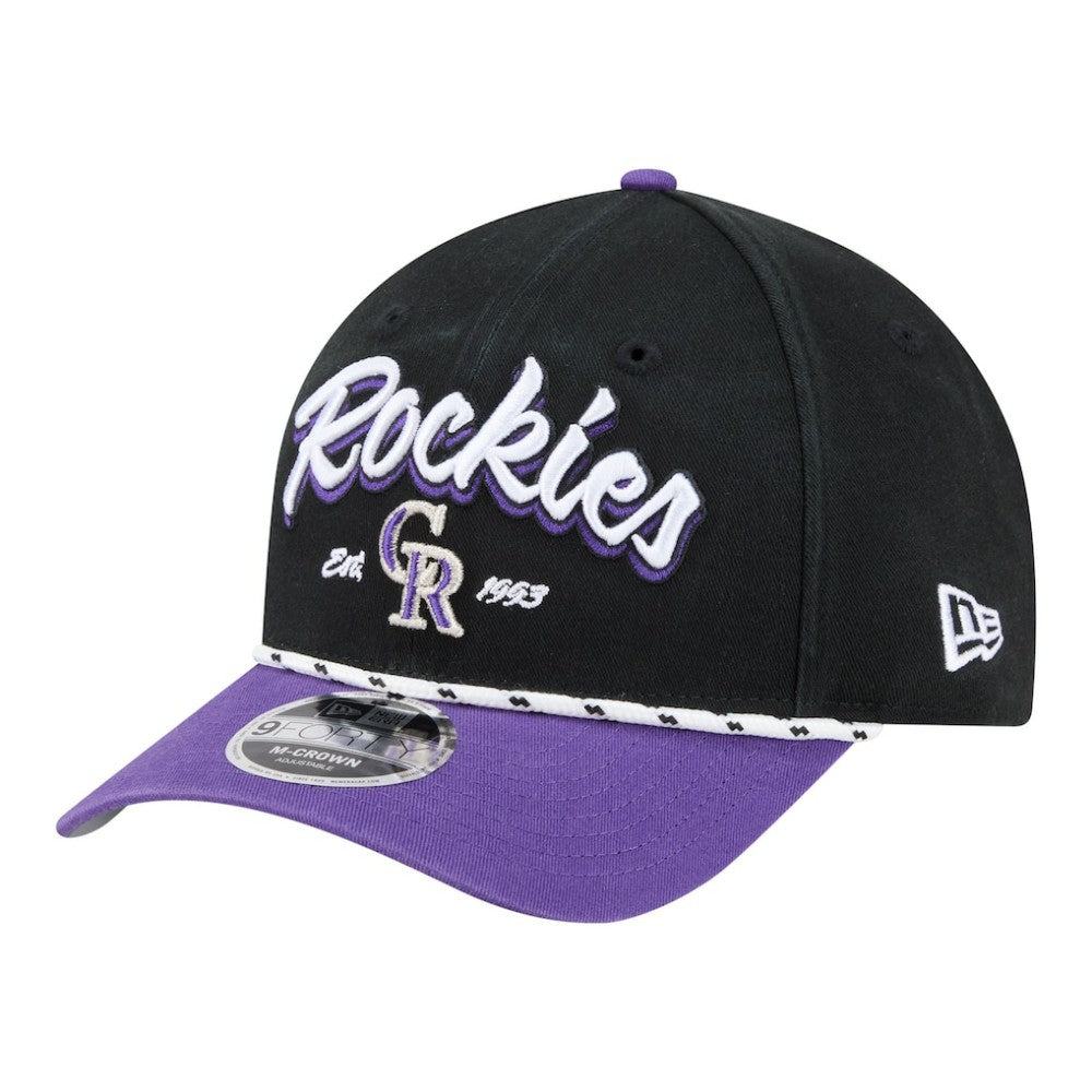 MLB Colorado Rockies New Era Team Loyal 9FORTY M-Crown Adjustable Hat