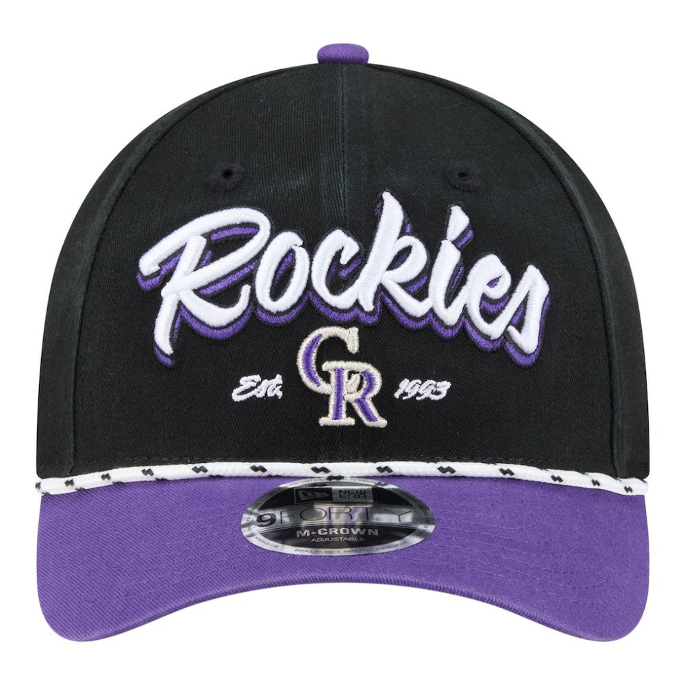 MLB Colorado Rockies New Era Team Loyal 9FORTY M-Crown Adjustable Hat