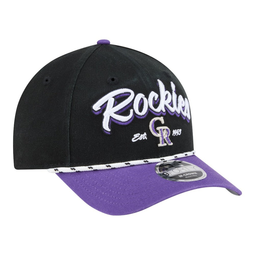 MLB Colorado Rockies New Era Team Loyal 9FORTY M-Crown Adjustable Hat