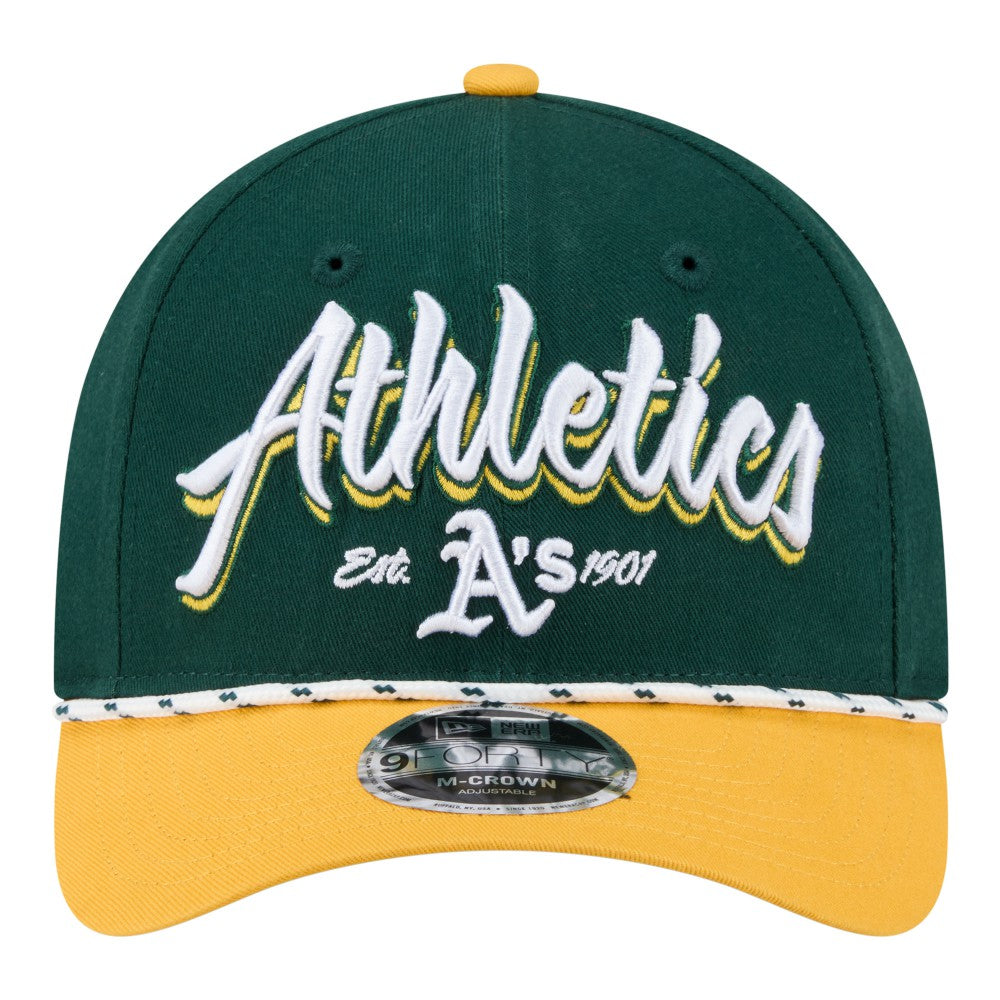 MLB Athletics New Era Team Loyal 9FORTY M-Crown Adjustable Hat