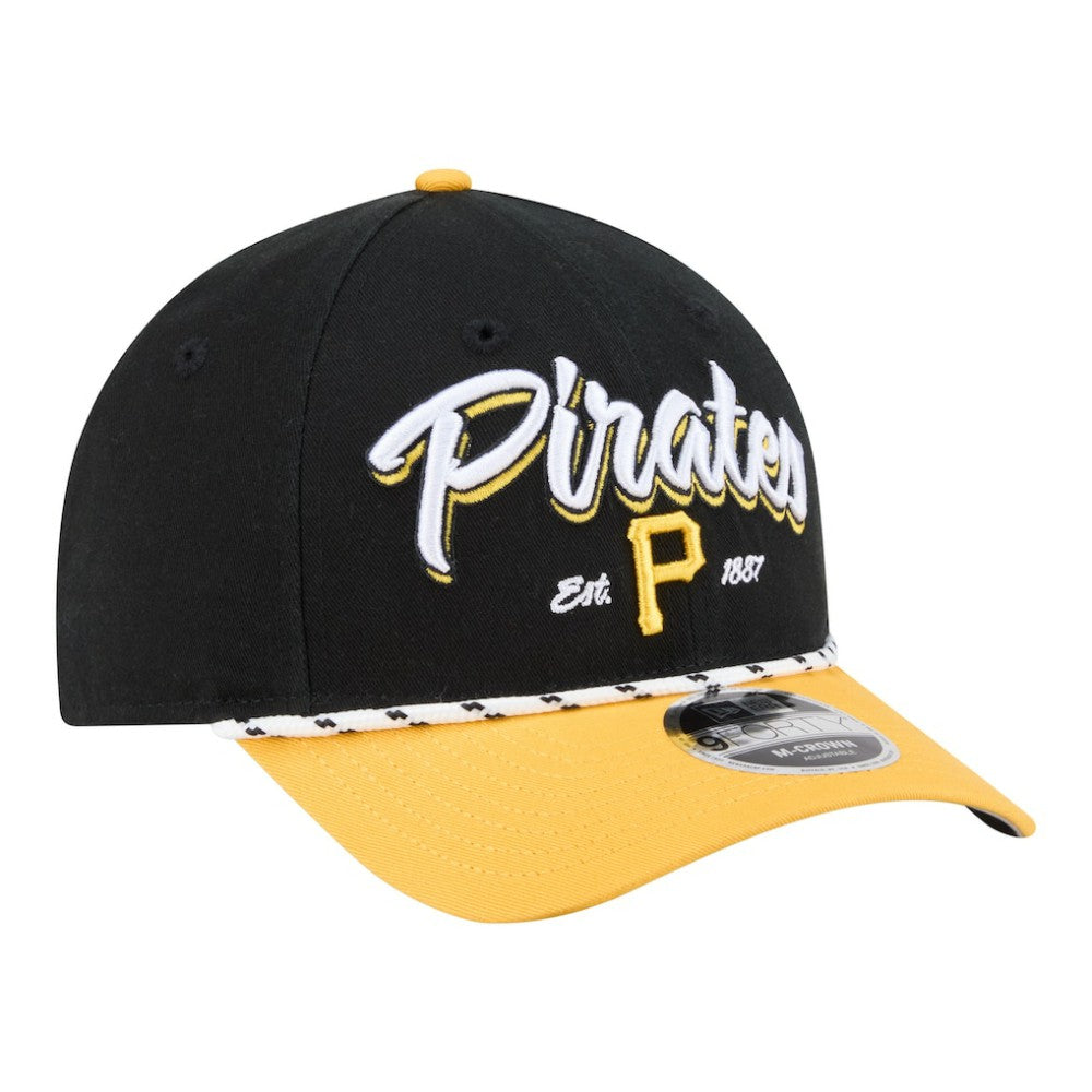 MLB Pittsburgh Pirates New Era Team Loyal 9FORTY M-Crown Adjustable Hat