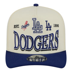 MLB Los Angeles Dodgers New Era Throwback Tri-Hit A-Frame 9FIFTY Adjustable Hat