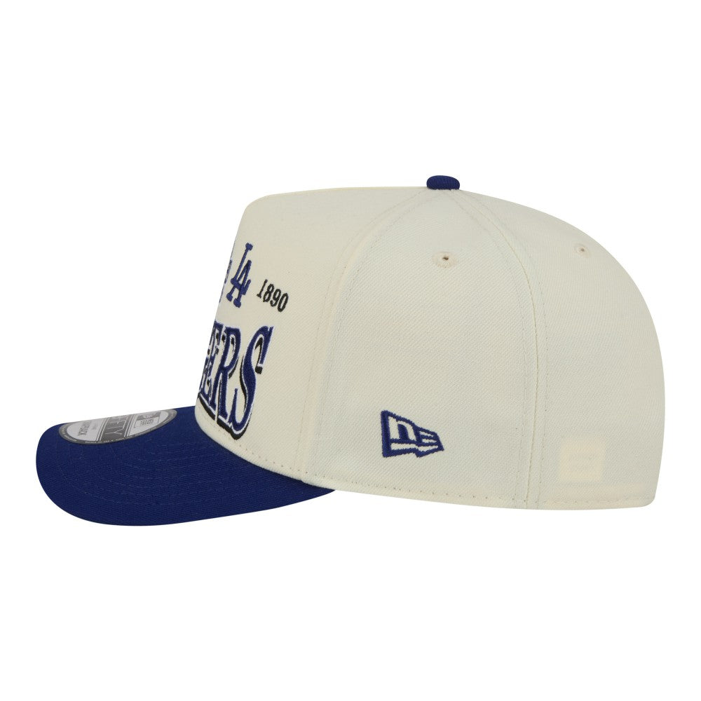 MLB Los Angeles Dodgers New Era Throwback Tri-Hit A-Frame 9FIFTY Adjustable Hat