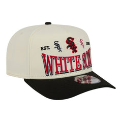 MLB Chicago White Sox New Era Throwback Tri-Hit A-Frame 9FIFTY Adjustable Hat