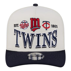 MLB Minnesota Twins New Era Throwback Tri-Hit A-Frame 9FIFTY Adjustable Hat