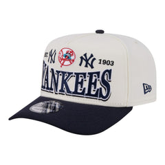 MLB New York Yankees New Era Throwback Tri-Hit A-Frame 9FIFTY Adjustable Hat