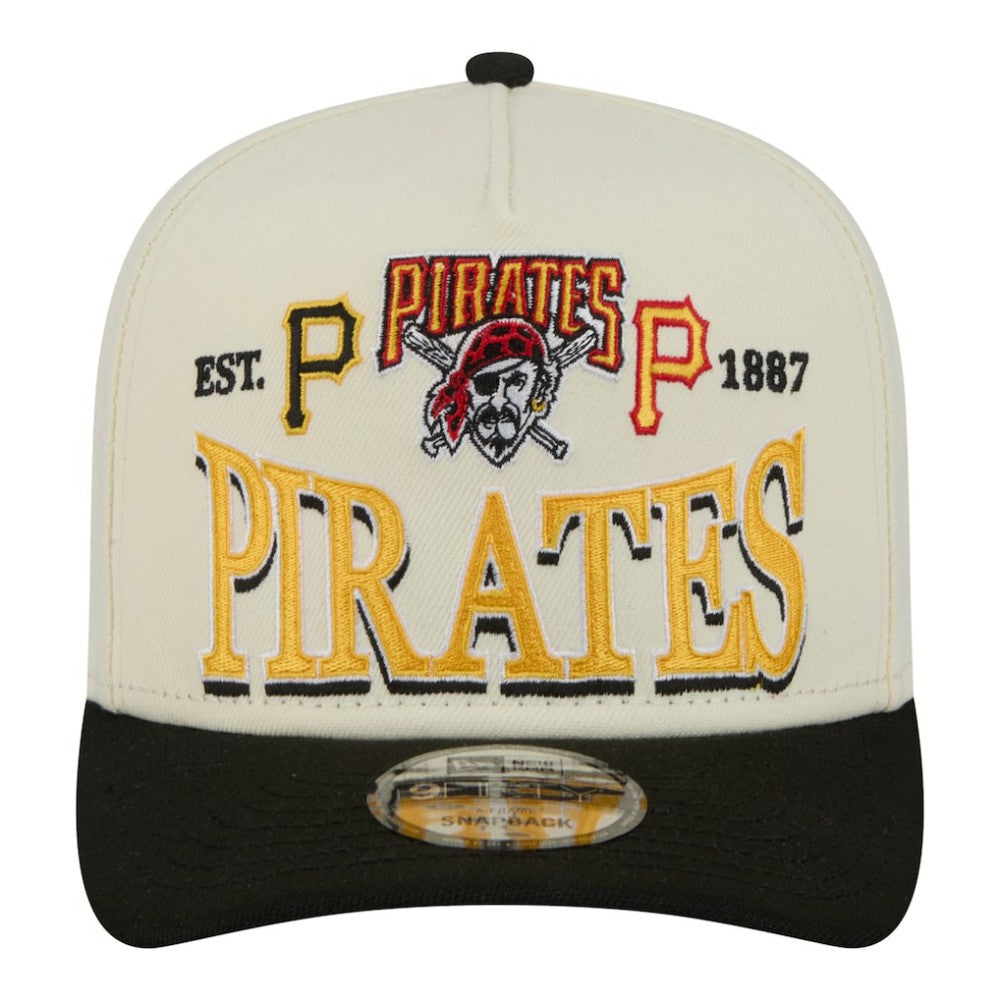 MLB Pittsburgh Pirates New Era Throwback Tri-Hit A-Frame 9FIFTY Adjustable Hat