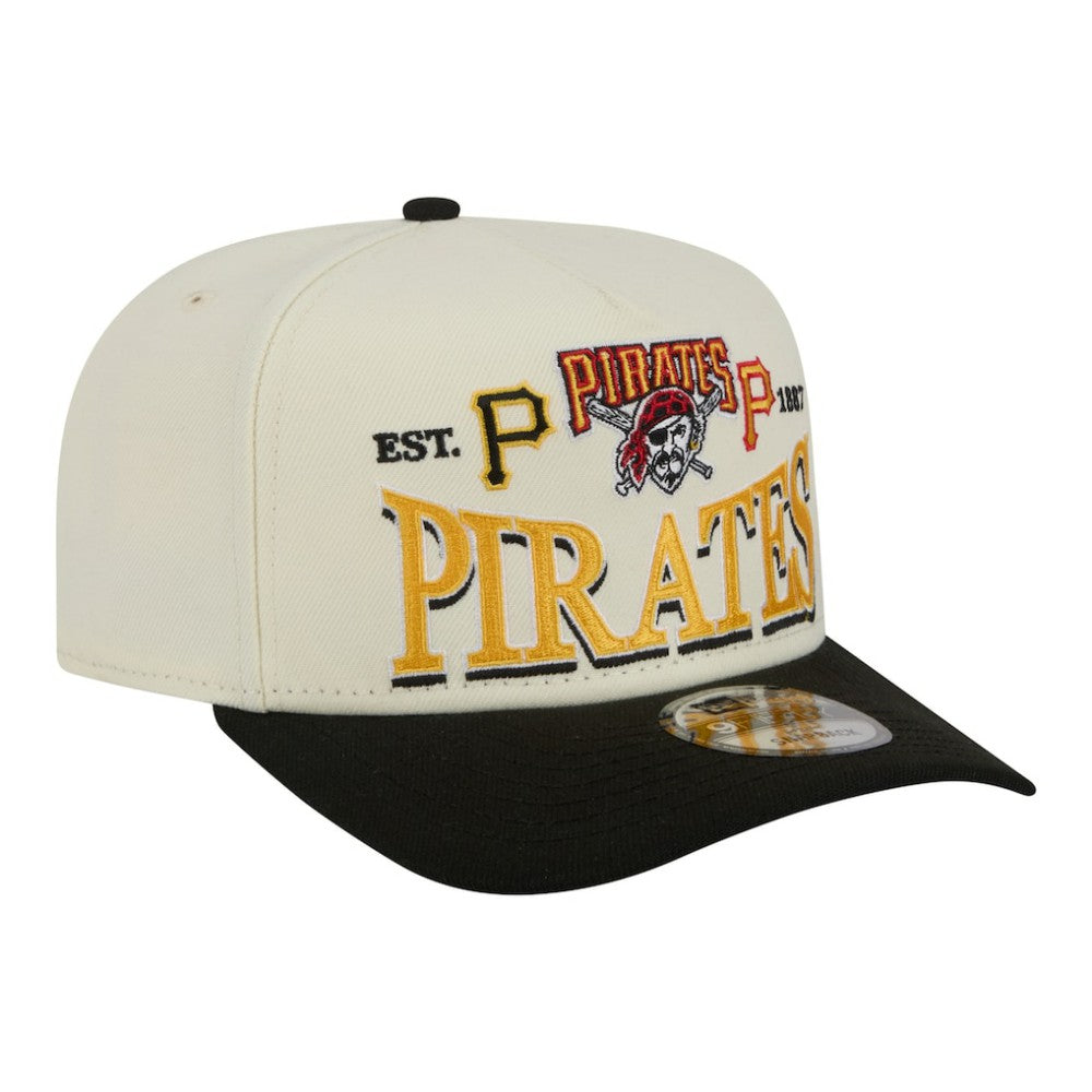 MLB Pittsburgh Pirates New Era Throwback Tri-Hit A-Frame 9FIFTY Adjustable Hat