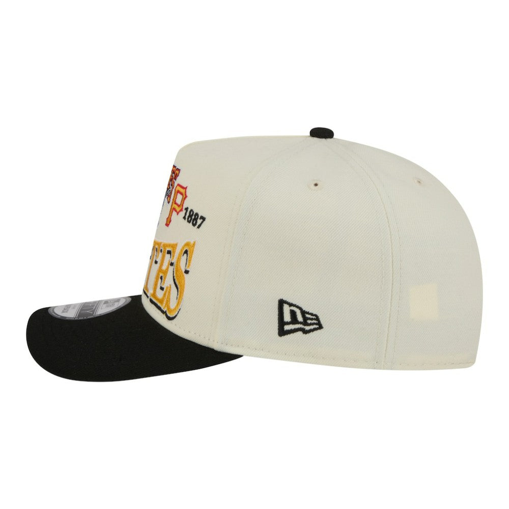 MLB Pittsburgh Pirates New Era Throwback Tri-Hit A-Frame 9FIFTY Adjustable Hat